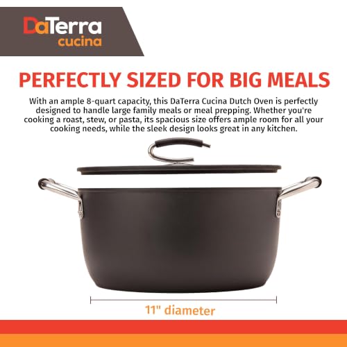 Nonstick Ceramic Dutch Oven with Lid (8 Quart)