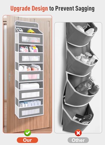 Over The Door Organizer Storage (Grey / 1 Pack)