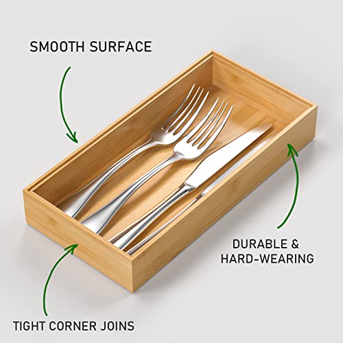 Silverware Tray for Drawer (12" x 6" x 2")