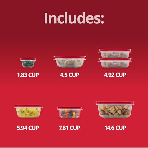 EasyStore Square and Round Containers (14 Count)