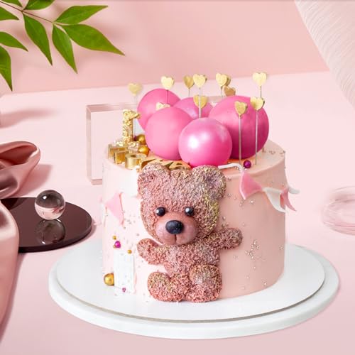 48 Pcs Cake Topper Decorations (B07-hot Pink)