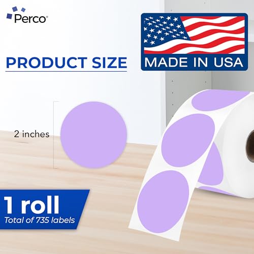 Purple Thermal Labels (Purple / 735 Stickers)