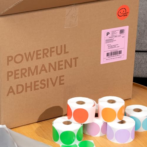 2" Circle Green Direct Thermal Labels (Green)