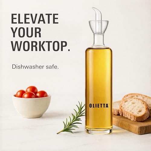 Olive Oil Dispenser Bottle 17 fl oz (16.9 Ounces)