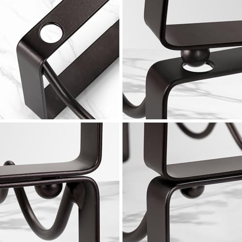 Stackable Wine Rack Countertop (Brown / 2 Tier)