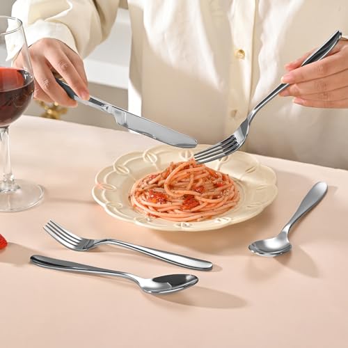 20 Piece Silverware Set (Silver / 20 Piece)