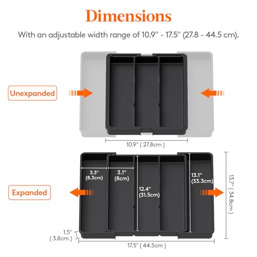 Utensil Organizer for Kitchen Drawers