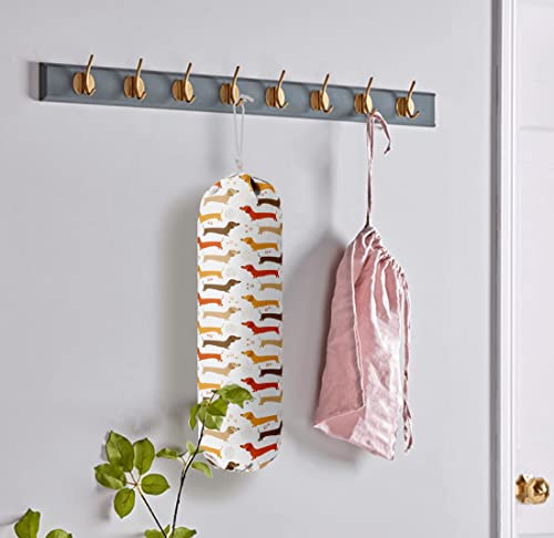 Dog Pattern Grocery Bags Holder Organizer (Dog 09)