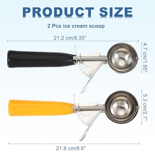 2 Pcs Cookie Scoops Ice Cream Scoop w