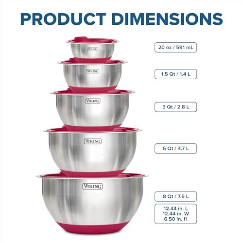 Mixing Bowls Set (Red)