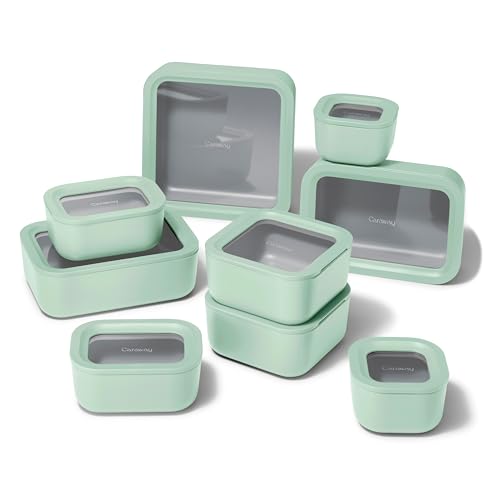 22 Piece Glass Food Storage Set (Mist / Food Storage Set (22x))