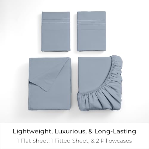 Iconic 4 Piece (1573 Blue Hydrangea / Queen)