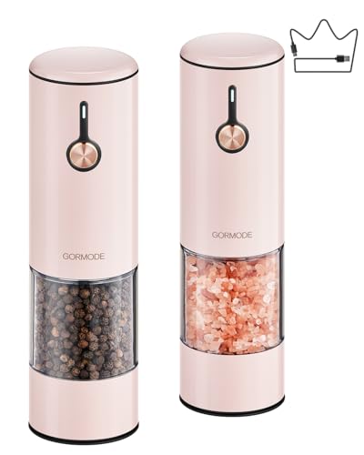 Electric Pepper Grinder and Salt Mill Set
