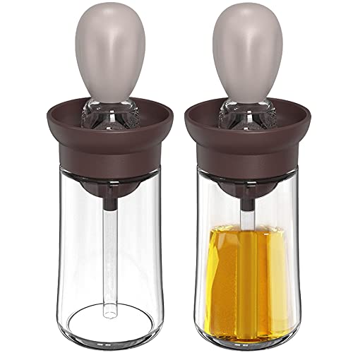 Oil Dispenser with Brush (2pcs Grey)