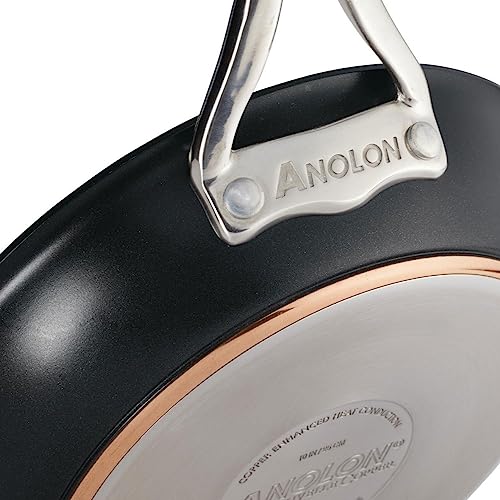 83874 Nouvelle Copper Hard Anodized Nonstick Cookware Set (Cookware Set (11 Piece) / Onyx)