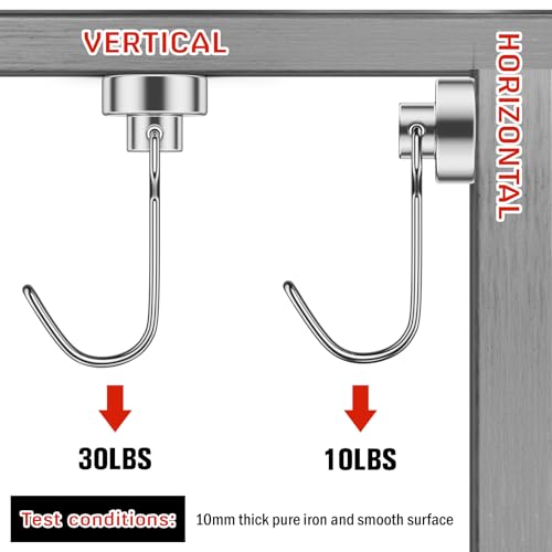 Magnetic Hooks for Cruise Cabins (6 Count)