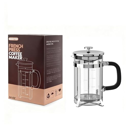 French Press 34oz (Silver / 34oz)