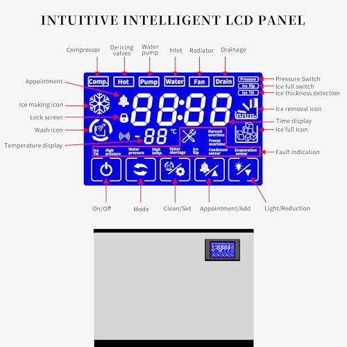 Commercial Ice Maker Machine 700 Lbs (700Lbs/24H)
