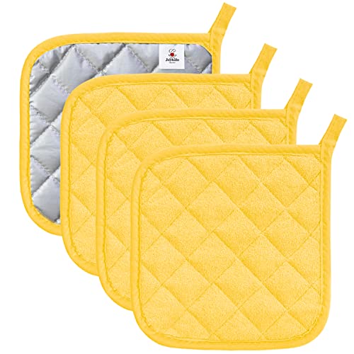 4 Pack Pot Holders for Kitchen Clearance (2.5 Count)
