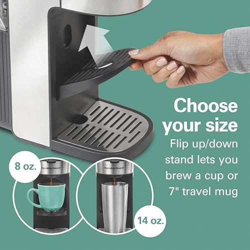 The Scoop Single Serve Coffee Maker & Fast Grounds Brewer for 8