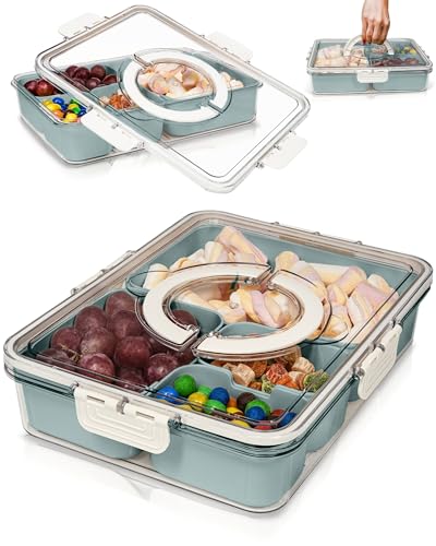 Small Snackle Box Container (Sage Green)