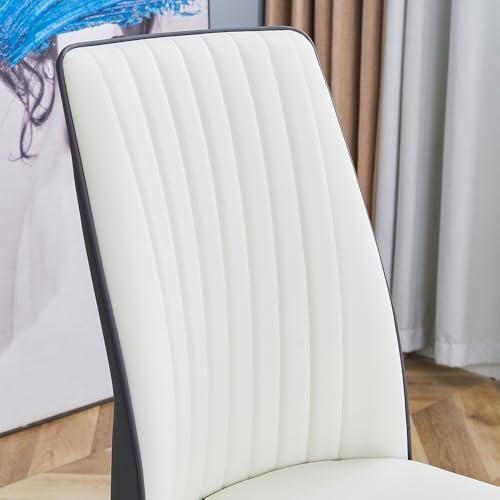 Modern Dining Chairs Set (B- Off White)