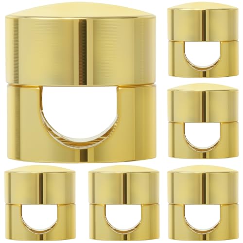 6 Sets Charger Holders for Cords (6 Sets / Gold)