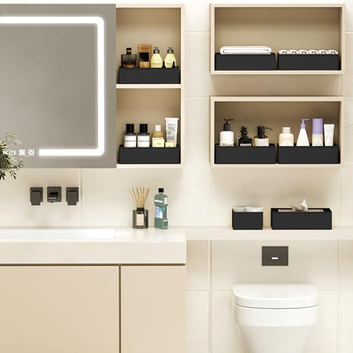 Drawer Organizer Clothes (Black / 16 Pack)