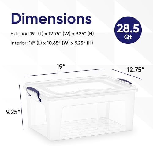 Storage Bins with Lids