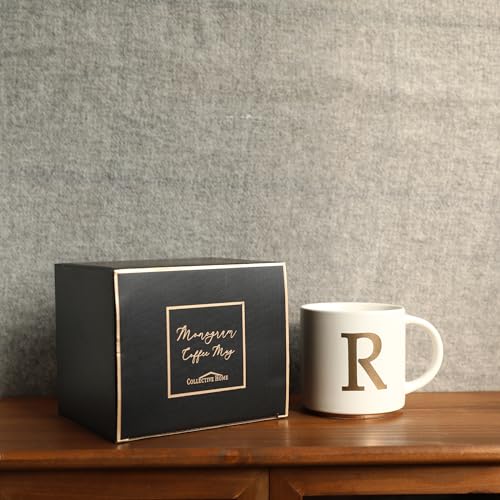 Monogram Ceramic Mugs (gold-R)