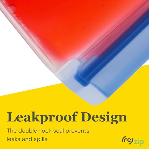 re) zip Reusable Gallon & Half-Gallon Freezer Food Storage Bag 8-piece Kit (Gallon and Half Gallon Kit)
