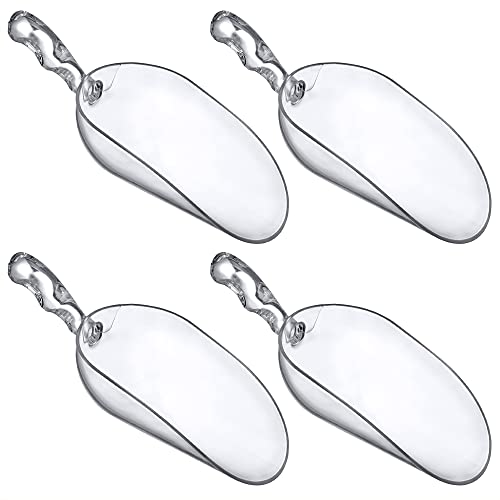 Elsa - 24-Ounce Plastic Ice Scoops (Set of 4), Plastic Utility Scoops, BPA-Free, Food-Grade, Shatter-Proof, Good for Kitchen and Restaurant, Perfect for Home and Commercial Use (4 Count)