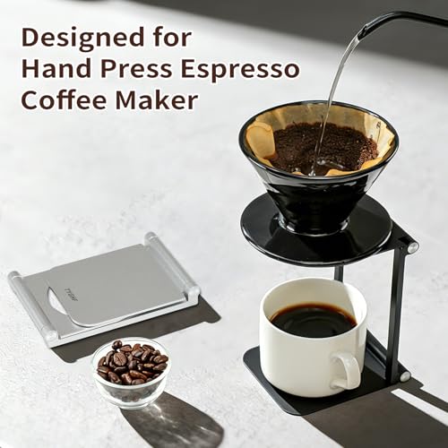 Pour Over Coffee Maker Stand (Black / Round)