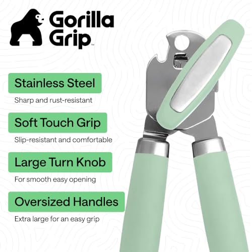 Upgraded Model Stainless Steel Manual Can Opener (Mint)