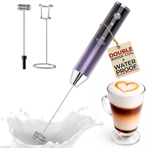 Rechargeable Milk Frother Handheld (Lux Galaxy / Rechargeable Z1 Motor Max)