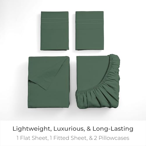 Iconic 4 Piece (1448 Emerald Green / California King)