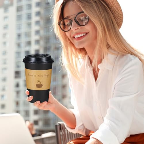 100 Pack 16 oz Coffee Cups (16oz-100p)