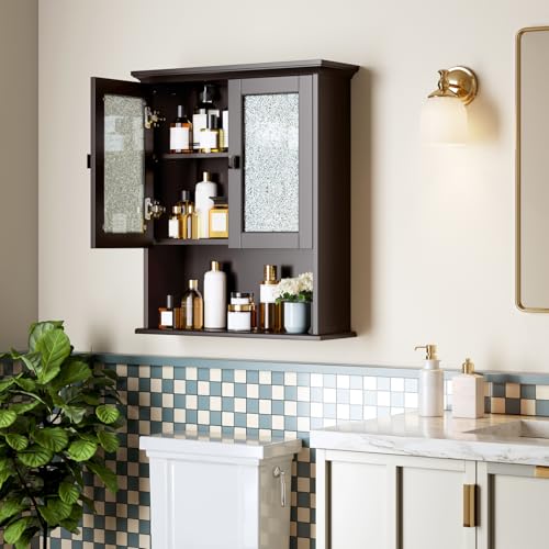 Bathroom Cabinet Wall Mount (Espresso)