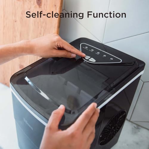 Ice Maker Countertop (Upgrade black / 26.5 lbs)
