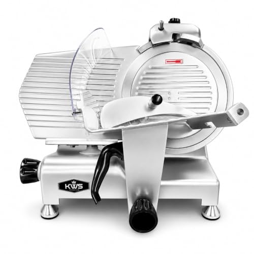 MS 12NS Premium Powerful 420W Electric Meat Slicer (Silver)