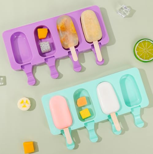 Popsicle Molds Set of 2 (Purple, Green)