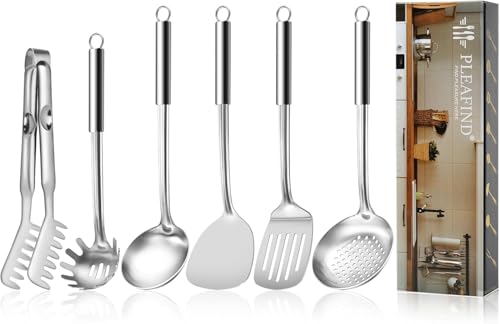 Stainless Steel Cooking Utensils Set (6P-Silver)
