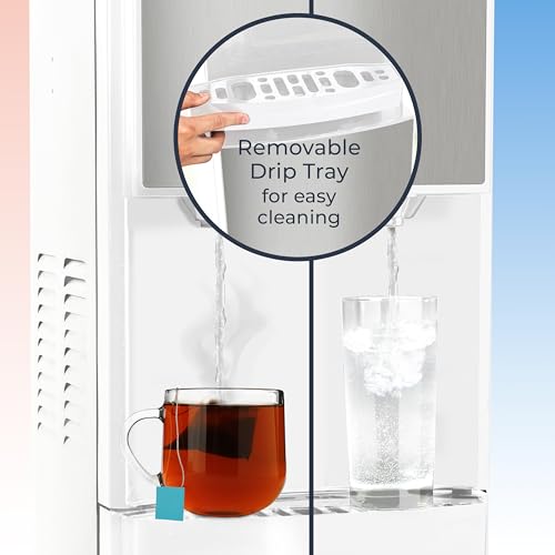 Bottom Loading Water Dispenser (Stainless White / Bottom Load)