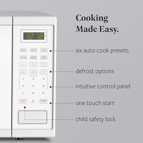 1.1 Cu. Ft. Countertop Microwave Oven (1.1 Cu. Ft / White)