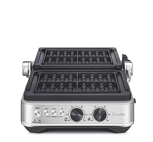 BGR001NEU No Mess Waffle Plates for Breville Smart Grill BGR820XL (Black / Small)