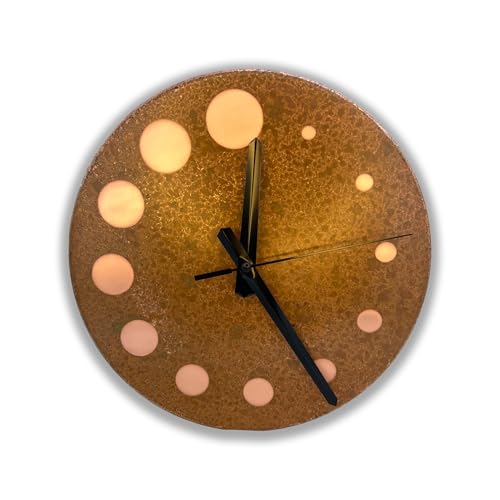 Handmade Pure Copper Wall Clock for Home Decoration (Circles of Time / 11)
