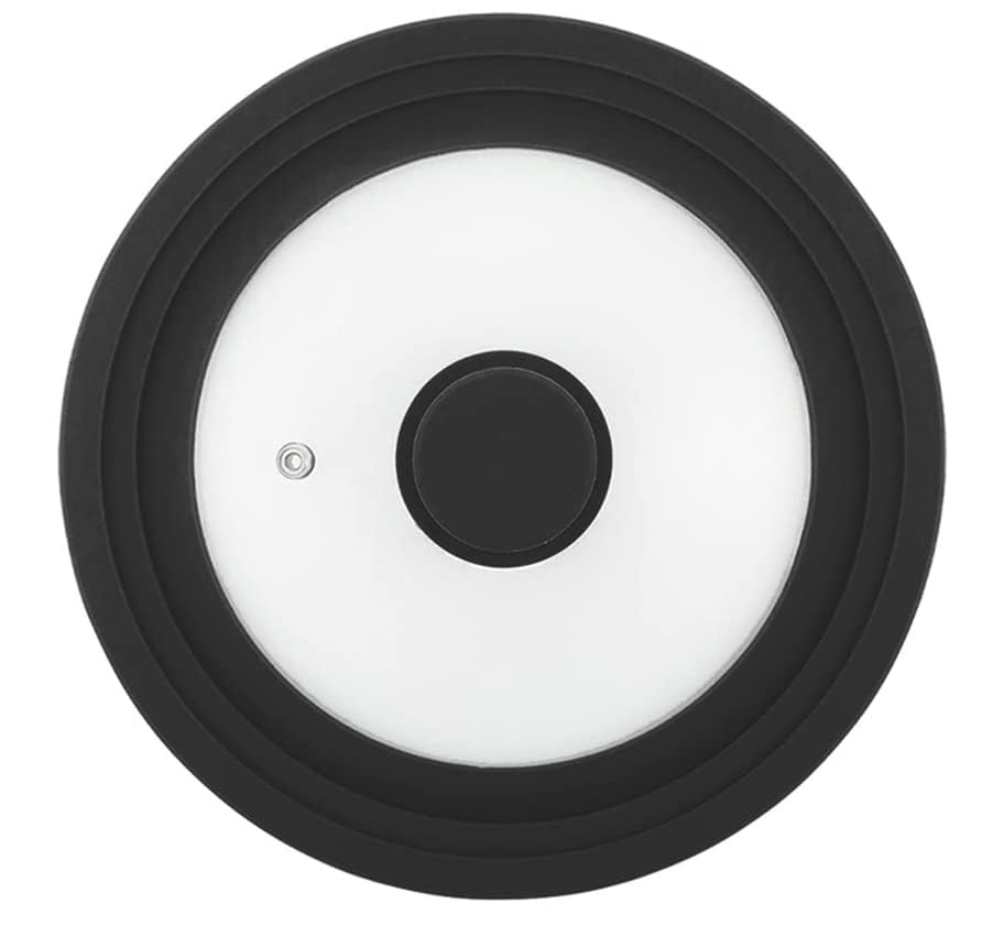 Universal Tempered Glass Lid for Pots (11” ,12” ,12.5” / Black)
