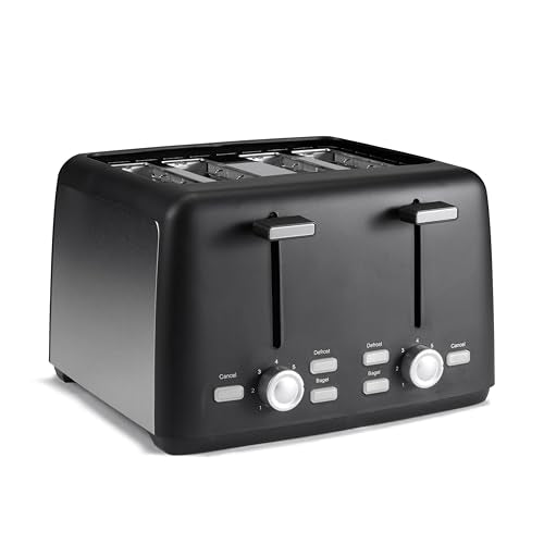 4 Slice Toaster (4 Slice / Matte Black Front)