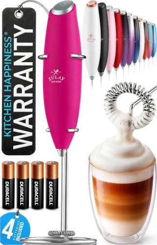 Powerful Milk Frother Wand With Duracell Batteries