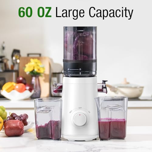 Cold Press Juicer Machine (Classic White)
